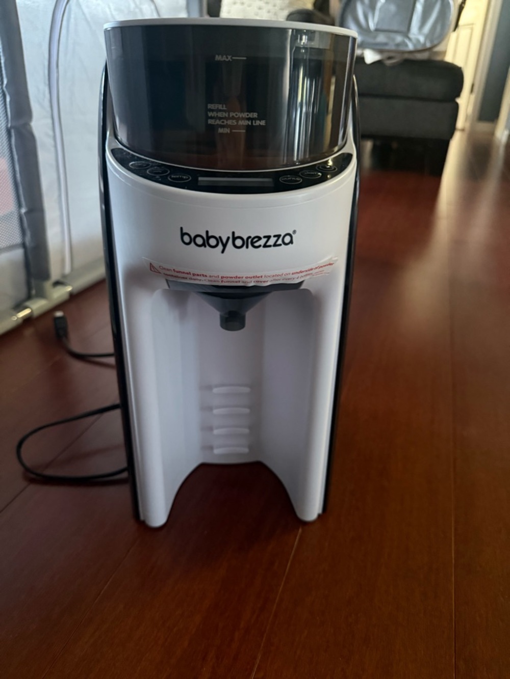 babybrezza Formula Dispenser - White and Black